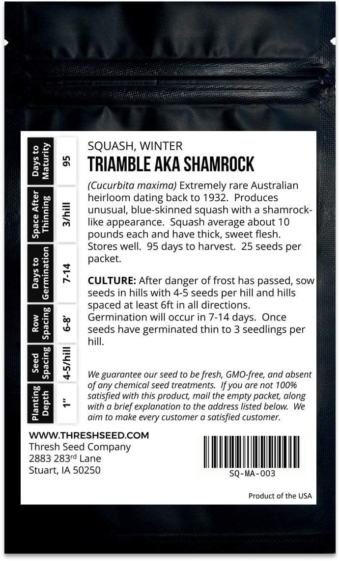 Triamble aka Shamrock Squash